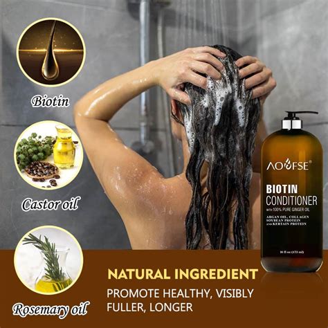 Private Label Shampoo Conditioner Set Biotin 100 Natural Organic For