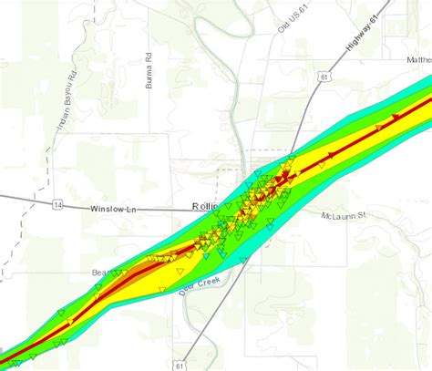 Weather Man Nick On Twitter Rt Nickkraszwx Polygon Ef Contour Path For The Rolling Fork