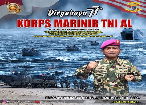 Dirgahayu Ke 77 Korps Marinir Tni Angkatan Laut