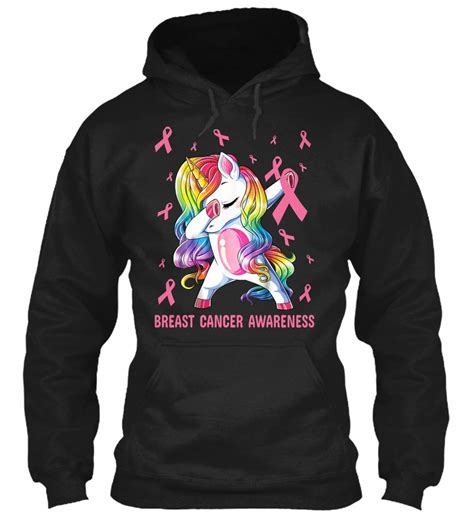 Unicorn Warrior Support Breast Cancer Awareness T Shirt Pink Ribbon