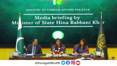 Spokesperson Mofa On Twitter Mos Hinarkhar Spoke About Impacts Of