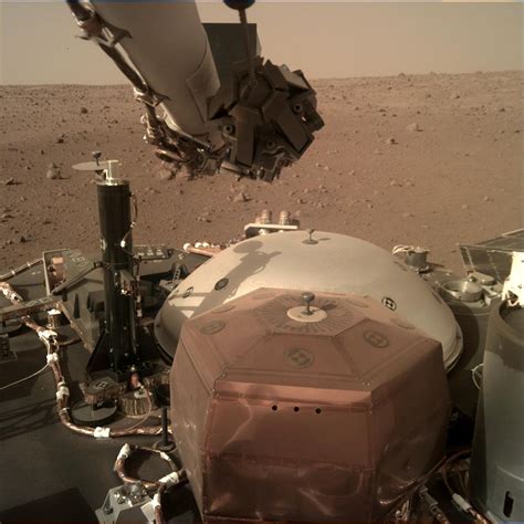 Sol 8 Instrument Deployment Camera Idc Nasas Insight Mars Lander