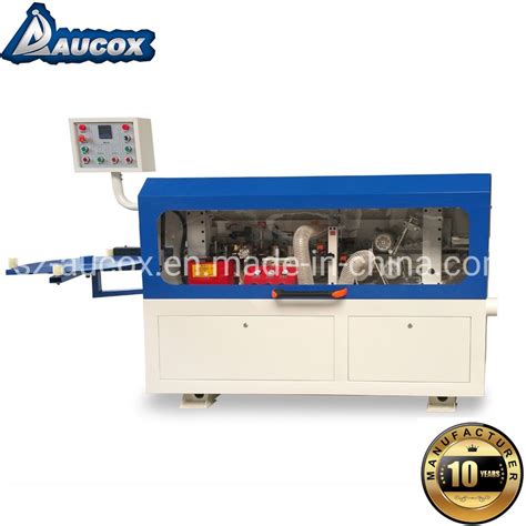 China Wf60e Semi Automatic Edge Banding Machine With Gluing Trimming