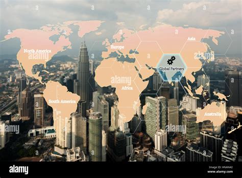 Mappa Logistica Globale Di Connessione Di Partenariato Per La Logistica