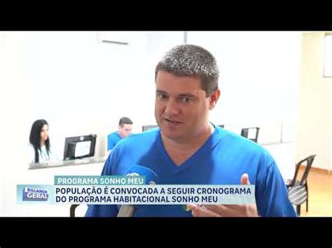 Programa Sonho Meu Popula O Convocada A Seguir Cronograma Do