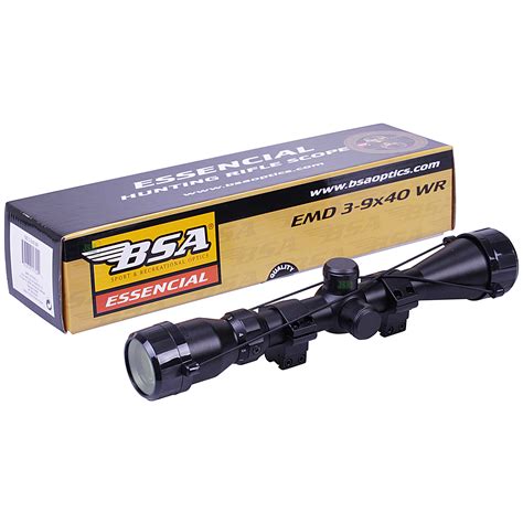 Bsa Emd 3 9x40 Essential Telescopic Air Gun Rifle Scope Sight 11mm 3