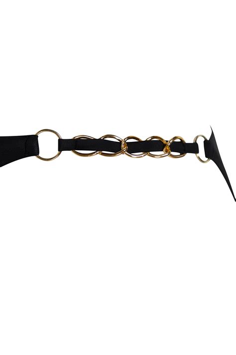 Trendyol Collection Czarny trójkątny dodatek wysokie wycięcie regularny zestaw bikini