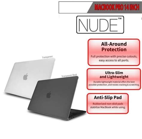 Promo Nude Case MacBook Pro 14 Inch 2021 Matte Hardshell Diskon 9 Di Seller Rainbow Case