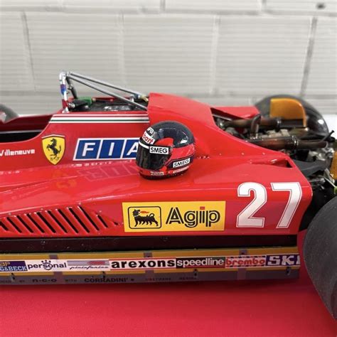 Modellino F1 Protar Kit Build 1 12 Ferrari 126 C2 Zolder Gp Gilles