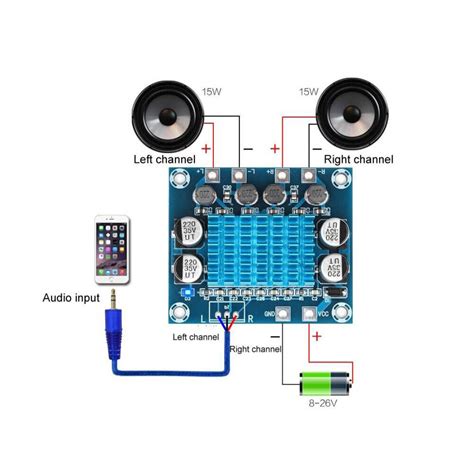 XH A232 Class D Digital Audio Amplifier Board HD Audio Amplifier Module