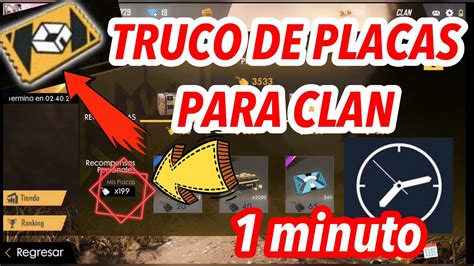 TRUCOComo Conseguir MUCHAS Placas De Clan RAPIDO En Free Fire 2019