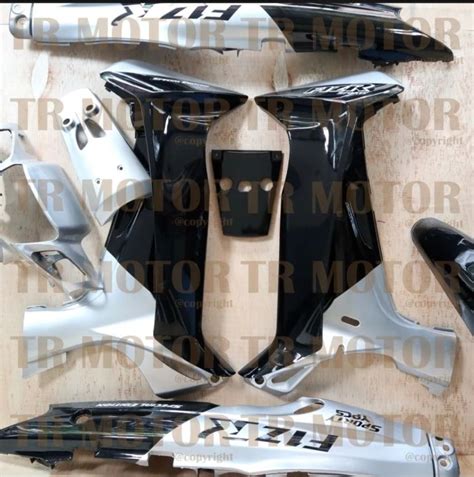 Cover Body Fizr F1zr Malboro Silver Hitam Full Set Halus Cover Bodi