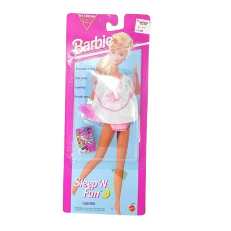 Barbie Sleep N Fun Fashions Vestido De Noche Traje Ropa De Fiesta De Pijamas 680211 Barbiepedia