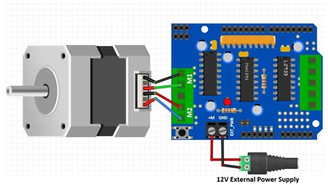 Arduino L293D Motor Driver Shield Control DC Servo And Stepper Motors