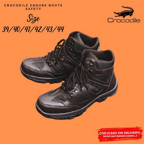 Jual Cod Sepatu Safety Ujung Besi Proyek Kerja Lapangan Tracking