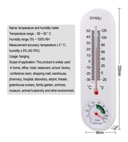 3 Termómetro Ambiental Higrómetro De Pared Temperatura MercadoLibre