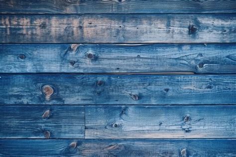 Premium Photo | A blue wood wall with a dark blue background.