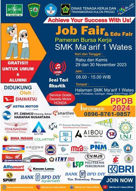 Job Fair SMK Maarif 1 Wates SMK MA ARIF 1 WATES