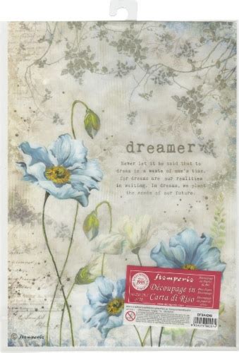 Stamperia Rice Paper Sheet A4 Dreamer 1 King Soopers