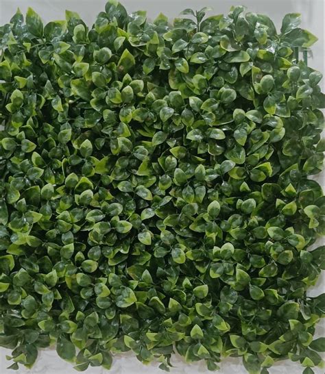 Leaf Artificial Grass Green Leaf Outdoor Vertical Gardens Unit Size