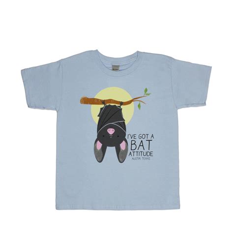 Bat Attitude Youth T Shirt Texas Capitol T Shop