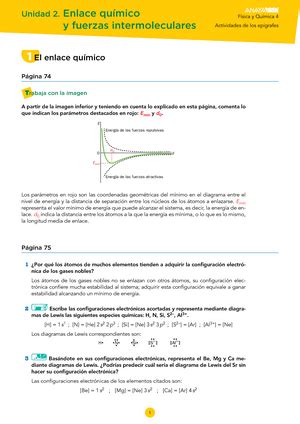 Unidad Ejercicios Resueltos Fisica Quimica Anaya Eso Eso F Sica