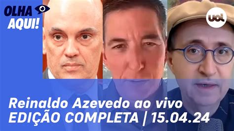 Reinaldo Azevedo ao vivo CNJ afasta juízes da Lava Jato caso Musk e