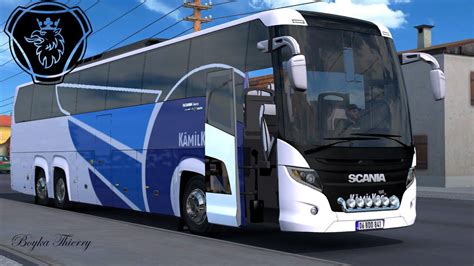 SCANIA TOURING BUS R30 1 37 ETS 2 Mods Ets2 Map Euro Truck