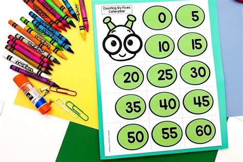 Skip Counting Caterpillars Math Craft Activities Etsy