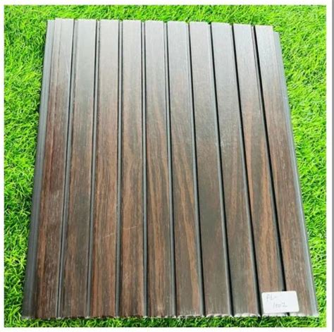 PVC Brown Fluted Wall Panel For Commercial At Rs 380 Sq Ft In Gurugram