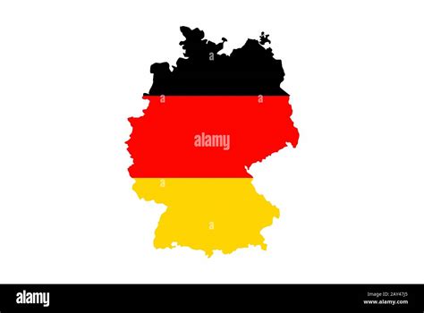 germany flag map Stock Photo - Alamy