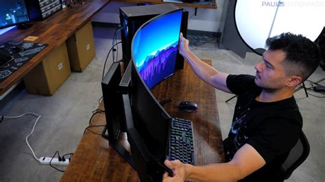 Corsair’s Curved OLED Monitor Lets You Shape Your Gaming Experience | Designs & Ideas on Dornob