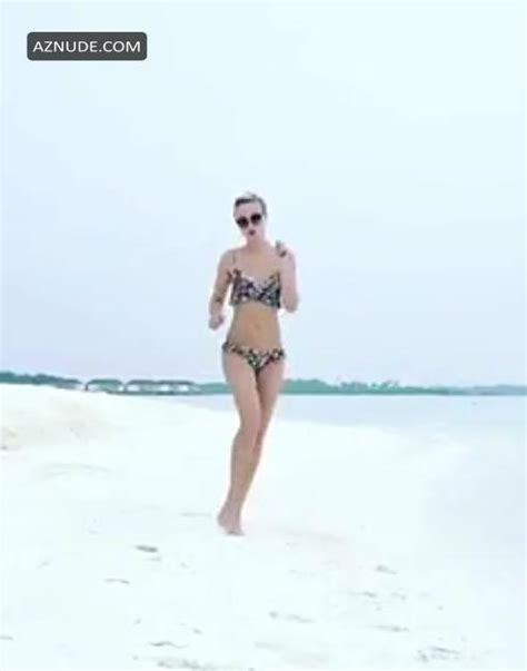 Polina Gagarina Dancing On The Beach In A Sexy Bikini Aznude