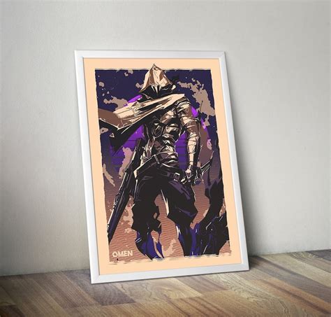 Omen Valorant Poster Valorant Valorant Poster Gamer Room Decor T For