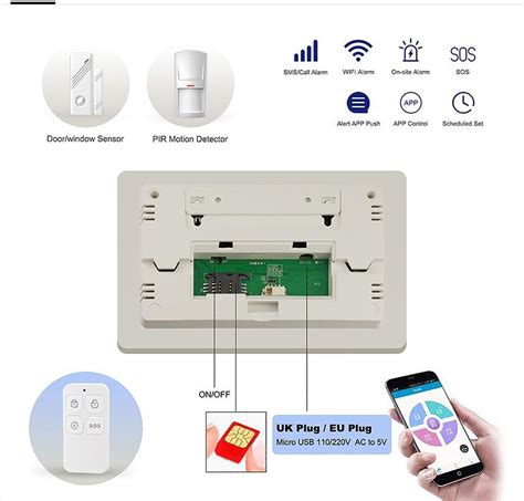 China Wolf Guard Smart Tuya WiFi GSM Home Burglar Security Control