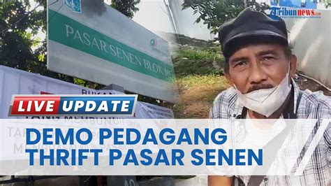 Pedagang Pasar Thrifting Pasar Senen Melawan Tak Terima Thrift Disebut