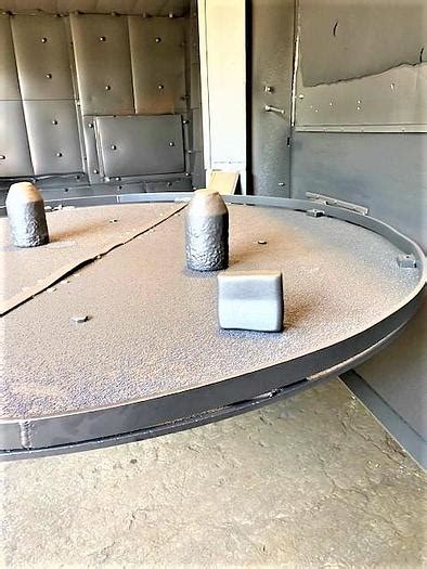 Excellent Sold 1976 Wheelabrator 96 Swing Table At Shot Blasting