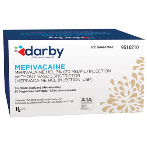 Mepivacaine 3% by Darby Dental Supply - SupremeMed