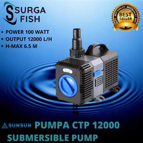 Pompa Celup Kolam Pumpa Ctp Ctp Submersible Pump Kolam Ikan