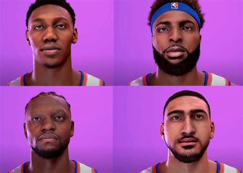 Nba 2k22 New York Knicks Mini Cyberface Pack By Ppp