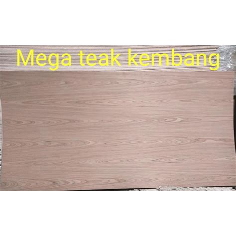 Jual Triplek Fancy Wood Mega Teak Kembang Mm Ukuran X Cm