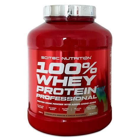 Scitec Nutrition 100 Whey Protein Professional 2350g Gratis Shaker Riegel Nutrition1