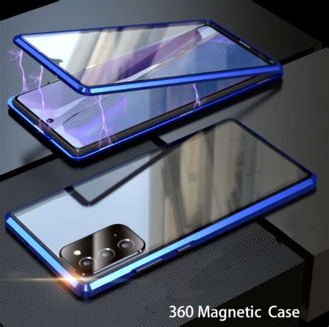 Magnetic Tempered Glass Double Sided Phone Case For Samsung Galaxy S23