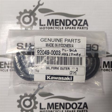 Kawasaki Barako Hd Hdx Fury Fork Oil Seal Set Genuine