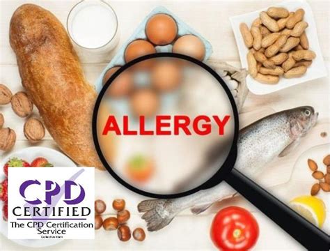 Food Allergy Training Certificate £10 Vat Approved Online