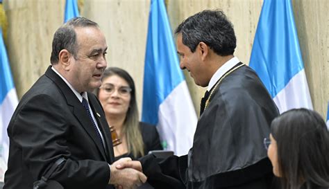 Asume Nuevo Presidente Del Organismo Judicial Y De La Corte Suprema De