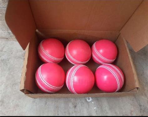 Leather Cricket Ball Pink Size Full At Rs 700 In Meerut Id 23727191262