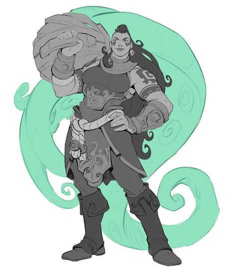 My fanart of Illaoi from League of Legends. One of My fav characters so ...