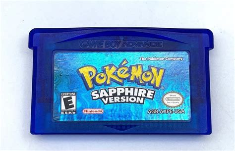 Pokemon Sapphire Gameboy Advance Worldwide Shipping GBA Etsy