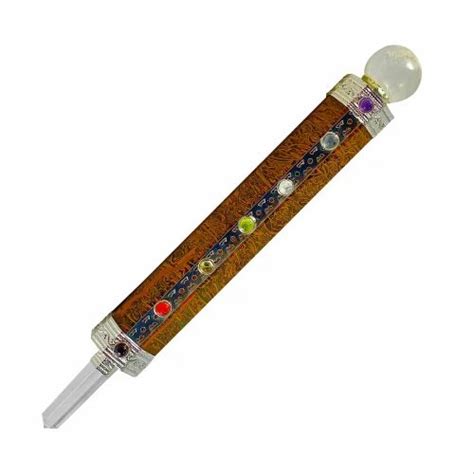 Arham Crystal Calligraphy Jasper Seven Chakra Healing Wand At Rs 500